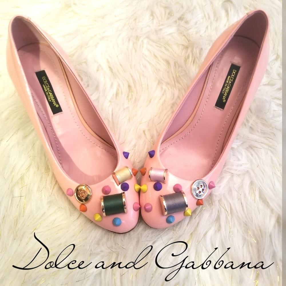 Dolce and Gabbana Seamstress Style Pump/Size 8/38